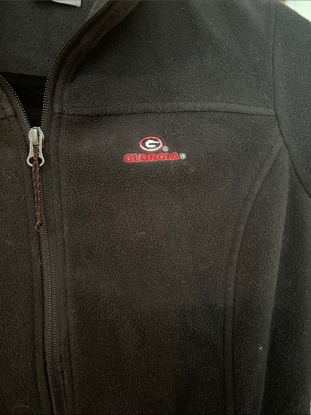 Columbia Black Full-Zip Lightweight Fleece Jacket - Picture 3 of 5